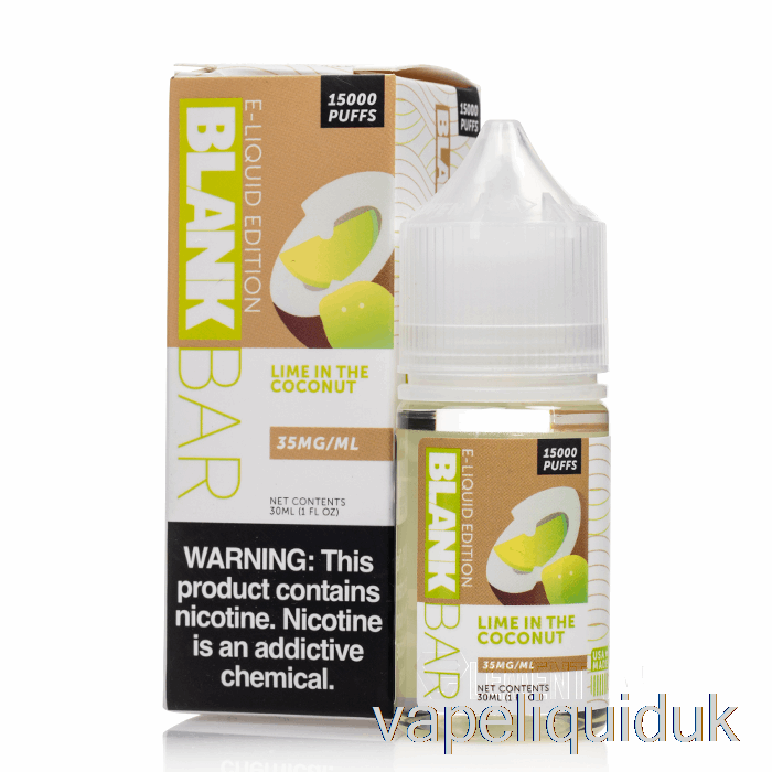 Lime In The Coconut - BLANK BAR Salts - 30mL 50mg Vape Juice
